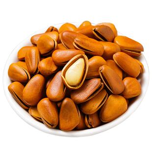 哟嗨呆手剥松子250g新货红松子坚果散装开口松树籽孕妇大颗粒