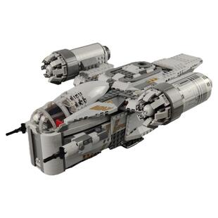 拼图拼搭星球大战75292曼达洛剃刀冠号飞船男孩拼装玩具中国积木