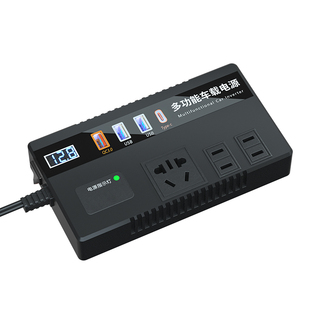 车载逆变器小车货车通用12V24V转220V电源转换器汽车快充电器插座