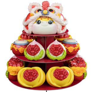 盖盖有口福非遗原创胶东花饽饽醒狮马年货花馍馒头过年面点食礼盒