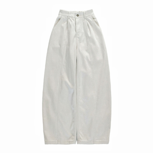 十一Studio高级感杨桃裤秋冬垂感抓绒休闲镰刀裤弯刀裤直筒阔腿裤