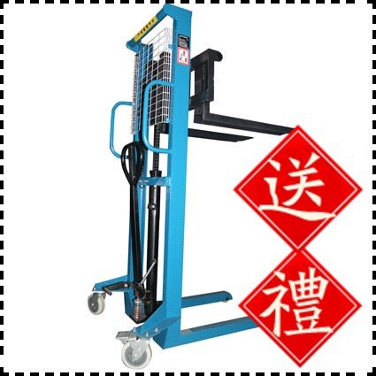 1吨2吨3吨手动液压堆高车 升高车升降叉车 手动托盘堆垛车搬运车