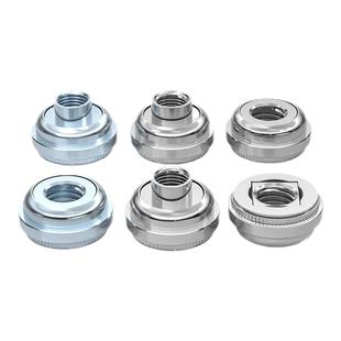 304不锈钢/镀锌 浮动压铆螺母自锁扣锁紧调节螺丝帽AS LAS AC LAC