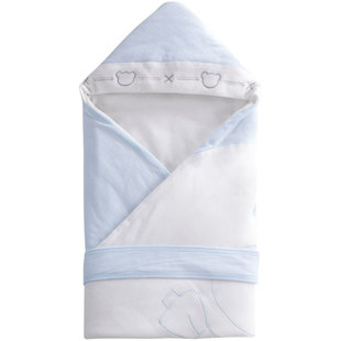 初生婴儿纯棉包被新生宝宝用品春秋夏季产房抱被包单薄款a类外出