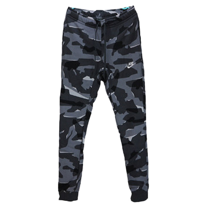 Nike/耐克正品当季新款 SPORTSWEAR CLUB男子迷彩起绒长裤 AJ2112