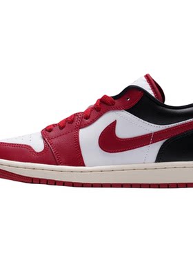 NIKE耐克女鞋Air Jordan 1 Low AJ1篮球鞋红色低帮板鞋运动休闲鞋