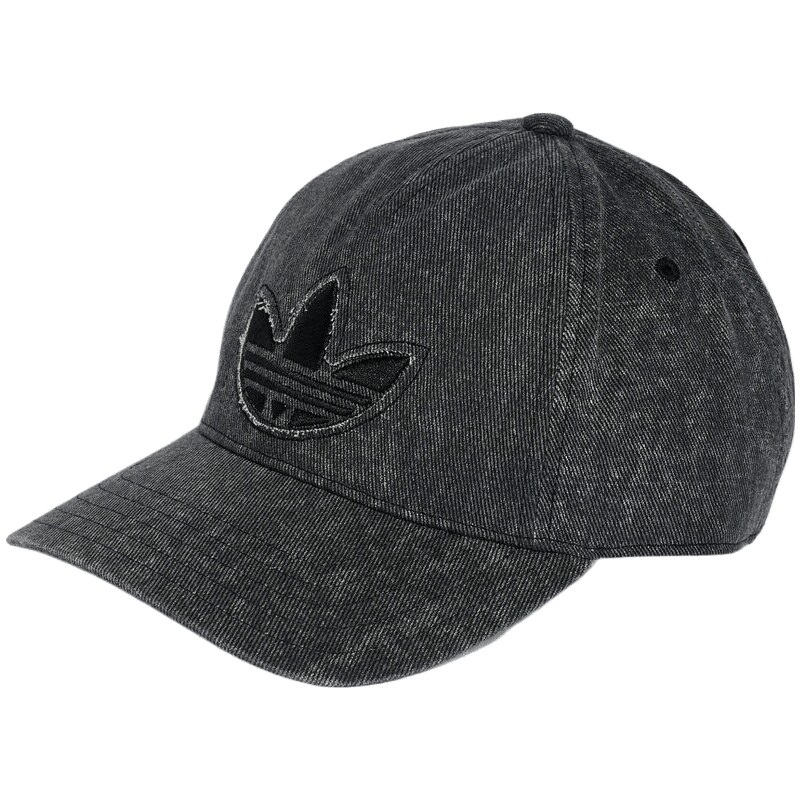 adidas阿迪达斯三叶草男女街头风复古水洗做旧牛仔棒球帽KS9319