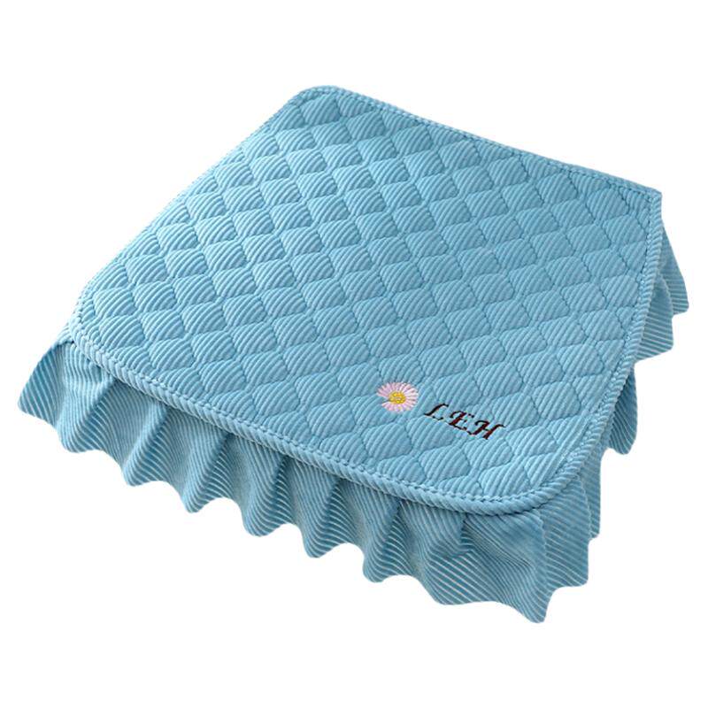 加厚毛绒硅胶绑带饭店屁股垫新品
