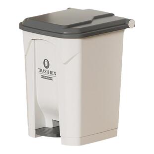 脚踏式垃圾桶家用大号大容量厨房带盖商用庭院专用50升脚踩卫生桶