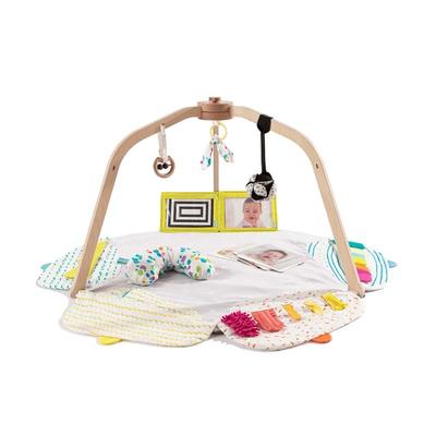 【限时享双11价】kidsbay新生婴儿健身架蒙氏早教宝宝玩具实木0-1