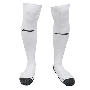 李宁成人足球袜加厚长筒袜专业防滑长袜男儿童红色跑步袜子青少年