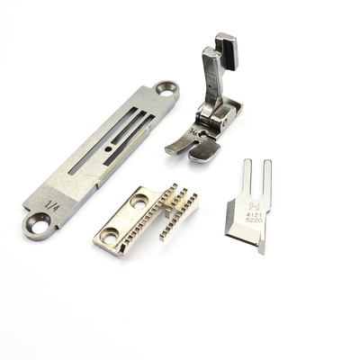 带刀车压脚牙齿针板电脑重机5220标准6170带刀缝纫机切边机刀片