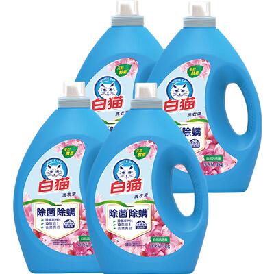 白猫无磷洗衣液3kg*4瓶