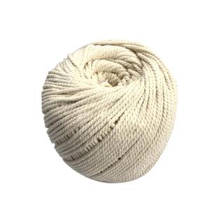 4mm-20mm三股棉绳粗细米白棉线捆绑绳纯棉辅料DIY手工装饰绳子