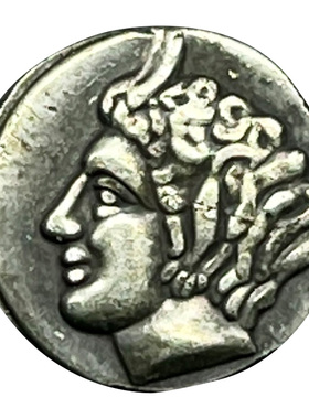 希腊神话古币纯银潘神魔羯座银币