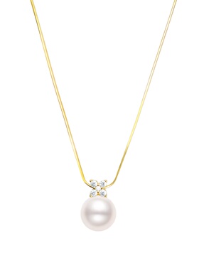 珍珠项链S925纯银蛇骨链气质温柔