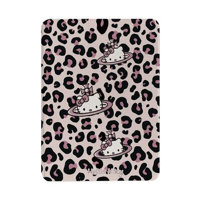 粉色豹纹土星猫咪360旋转iPadPro2024保护套新款适用苹果iPadAir6/5保护壳13平板11寸10.2/10.9带笔槽mini6女