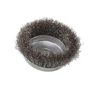 100型角磨机用打磨球4寸不锈钢304碗型钢丝轮金属除锈 镀铜钢丝刷