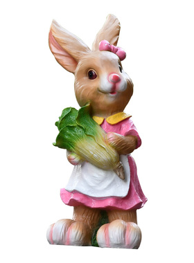 庭院幼儿园卡通风兔子仿真动物