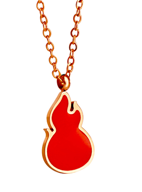 新年红葫芦项链女吉祥寓意不掉色