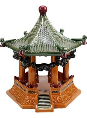 特大号假山凉亭摆件鱼池装饰品