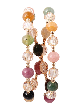 天然手链碧玺原创女小巧精致