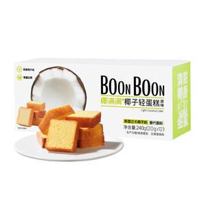 椰满满椰子轻蛋糕下午茶早餐面包