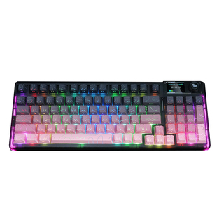 狼蛛F98proV3客制化机械键盘电竞游戏专用无线蓝牙键盘女生办公