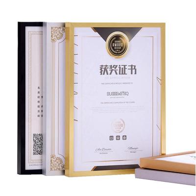 a3a4相框铝合金证书框挂墙摆台