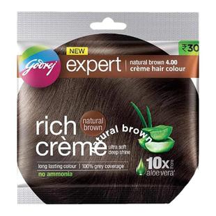 印度Godrej高德瑞治发膏植物草本无氨上色快在家自然黑深棕酒红剂