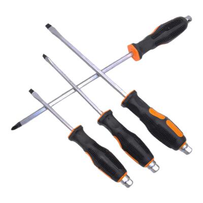 可敲击穿心工业级平口加长螺丝刀