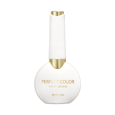 秒流平纯黑白色甲油胶2024年新款