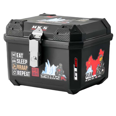 特大容量后备箱可放双盔坚固耐摔