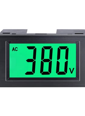 交流电压表220v380v测量仪高亮