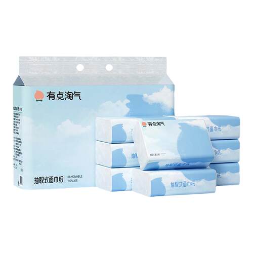 会员精选维达棉韧plus悬挂式抽纸240抽*6提箱装