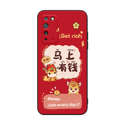 适用于华为荣耀X10带贴膜手机壳