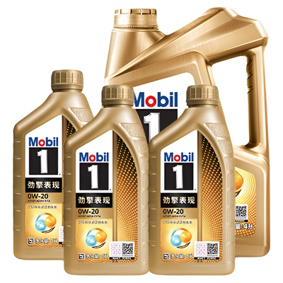 Mobil美孚1号劲擎表现超金0W-20 7L装 API SQ 全合成汽车发动机油