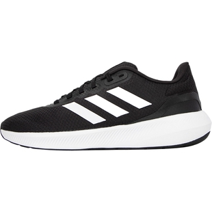 阿迪达斯黑色跑步鞋男鞋2026年春夏新款轻便网面透气运动鞋休闲鞋