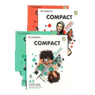 剑桥少儿英语Compact剑桥KET PET FCE考试备考Compact Key for Schools A2 B1 B2第三版官方校园青少版学生用书练习册音视频账号