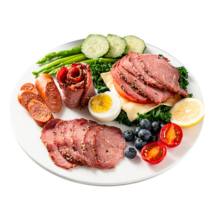 柏纳夫帕斯雀牛肉片200g即食健身低脂沙拉轻食三明治黑胡椒牛肉片