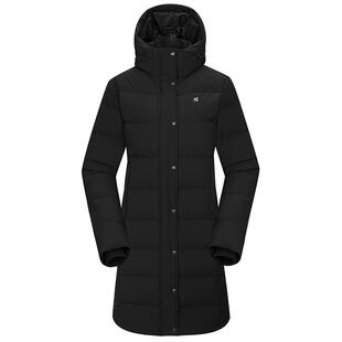 LAFUMA乐飞叶户外过膝长款防水大鹅绒运动羽绒服男女情侣防寒外套