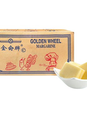 金仑爆米花面包西点人造黄奶油