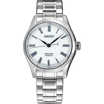 精工轻薄有田烧陶瓷男士机械腕表