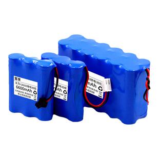 18650锂电池3.7V电池组7.4V大容量12伏太阳能灯蓄电池电瓶户外