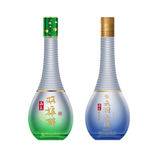 【天猫U先】石花双雄醉酒42度小荞168ml*2瓶装口粮小酒版