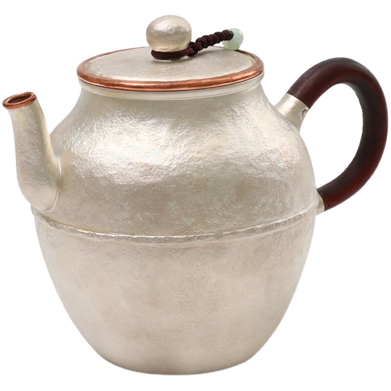 恋物志复古纯银999纯手工泡茶壶