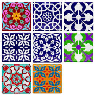 新疆纹饰之美花砖冰箱贴特色创意高颜值磁吸伴手礼送人
