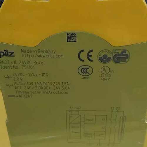 议价PILZ 皮尔兹安全继电器 PNOZ s1 型号751101 全新现货