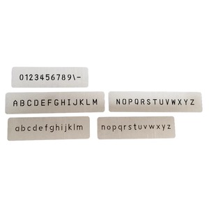 电动刻字笔刀专用迷你镂空模板 5毫米数字字母刻字机雕刻模具定制