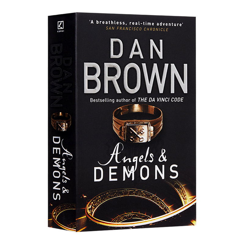 天使与魔鬼 英文原版 Angels and Demons 英文版悬疑推理小说 dan brown 丹布朗 达芬奇密码前传 进口英语书籍可搭失落的秘符